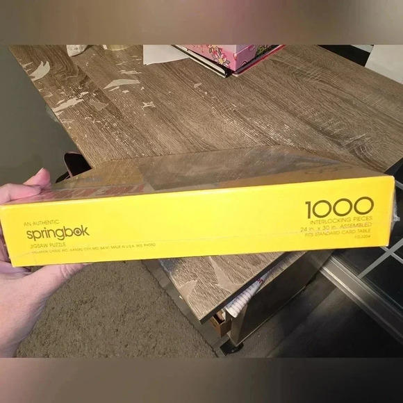 New Old Stock NOS Vintage Elvis Puzzle Factory Sealed Springbok 1000 Piece - Picture 4 of 8